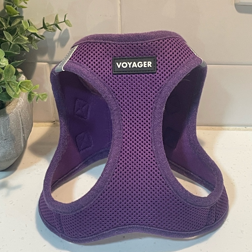 Voyager Purple Mesh No-Pull Dog Harness